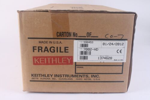 Keithley 7002-hd High Density Switch System - New Dde