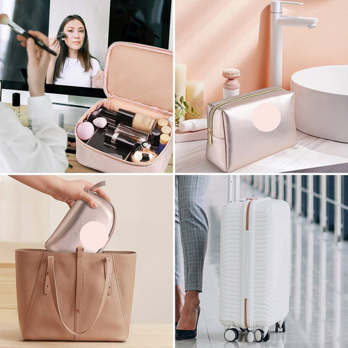 Bolsa De Cosméticos De 3 Piezas, Portátil, Multifuncional,