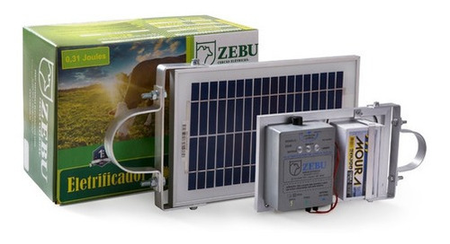 Aparelho De Choque Solar Zs20bi Com Bateria Moura - Zebu