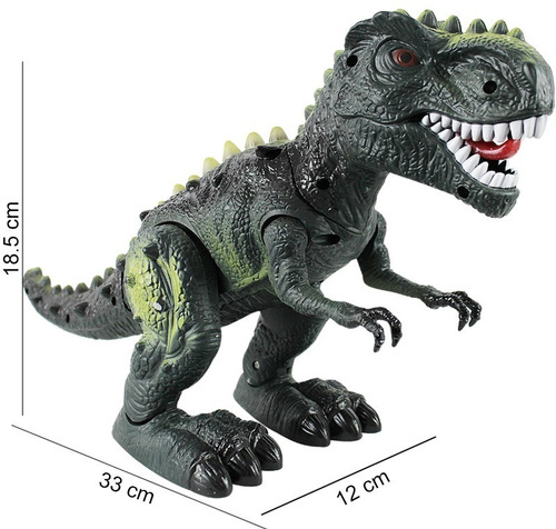 Imagen 3 de 6 de Tiranosaurio Dinosaurio Juguete Luces Sonido Y Movimientos