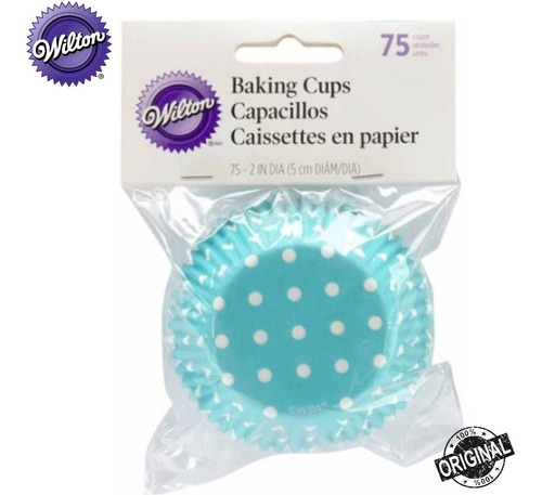 Capacillos Moldes Cupcakes Pack 75 Und Para Hornear Wilton