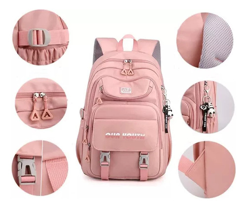 Mochila Impermeable De Estilo Femenino, Grande Y Moderna