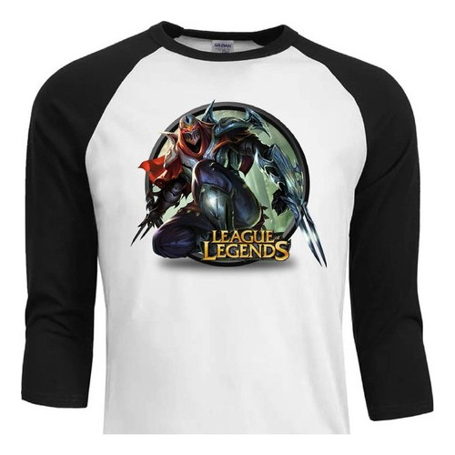 Polera League Of Legends Puro Algodón Raglan (403)