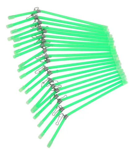 Tubo Esca Fluorescente Al Buio 1,5 Metri In Silicone Verde Per Pesca - Manicotto Luminoso