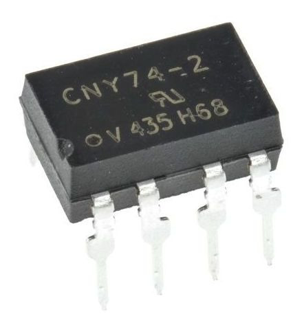 Cny74-2h Optoacoplador Led-trans Doble 2800v Ctr=50/600% X10
