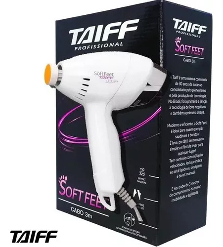 Pedicuro Eletrico Taiff Soft Esfoliador Profissional Bivolt