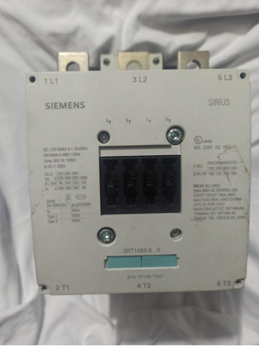 Contactor Siemens 330 Amp 