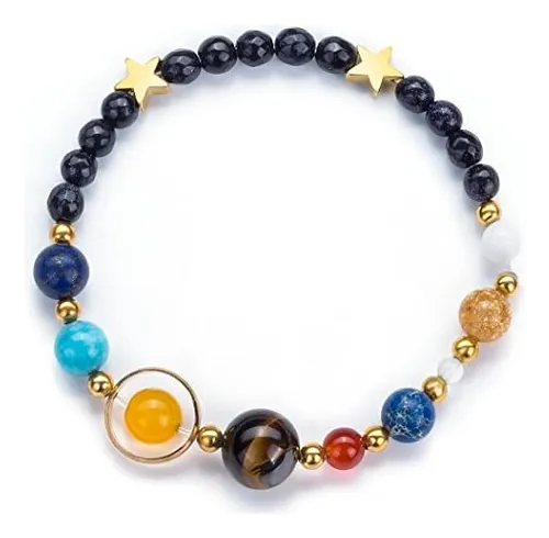 Fesciory Pulsera Del Sistema Solar Para Mujer, Galaxia Del