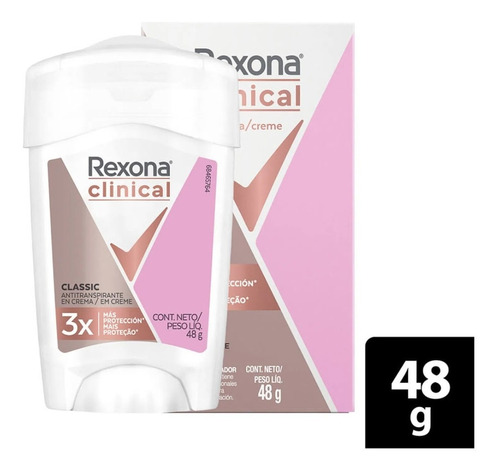 Rexona Clinic Classic Crema 48g - g a $541