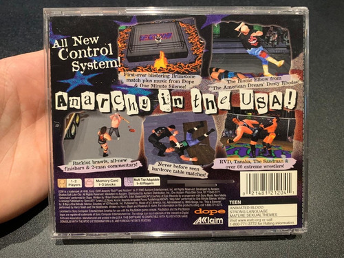 Ecw Anarchy Rulz Sony Playstation Ps1 (Usado)