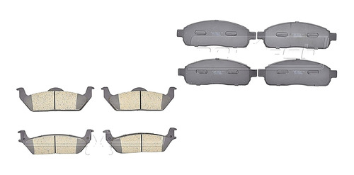 Paq Balatas Del + Tras F-150 V8 5.4l 04/08 Partech