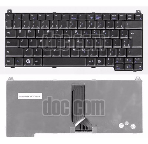 Teclado Dell Vostro 1310 1510 Abnt2 Com Ç Novo Preto