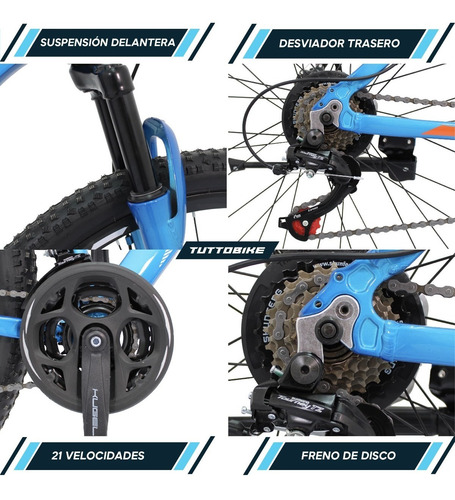 Imagen 3 de 9 de Bicicleta Montaña Rodada 29 21 Velocidades Kugel Di-max