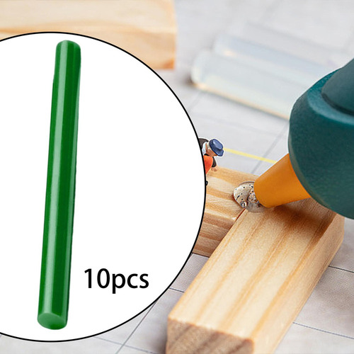 4 Barras De Pegamento Derretidas Evstrips, Color Verde