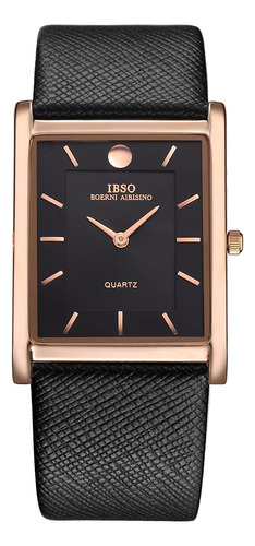 Ibso Reloj De Pulsera De Cuarzo Clasico Con Esfera Rectangul