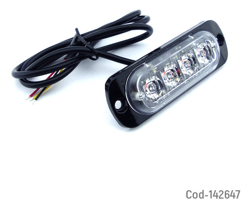 Luz Led Strobo Multiefectos Rojo