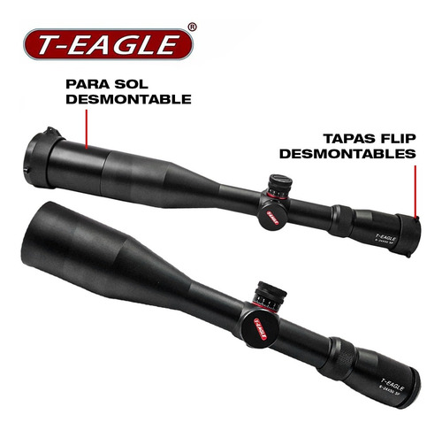 Imagen 4 de 10 de Mira Telescópica T-eagle 6-24x50 Sf Tubo De 30