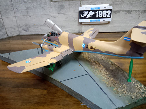 Maqueta De Avión Argentino Ia-58 Pucará Escala 1/48 Malvinas