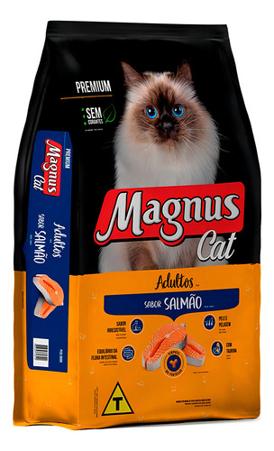 Ração Magnus Premium Gatos Adultos Salmão 2,5kg