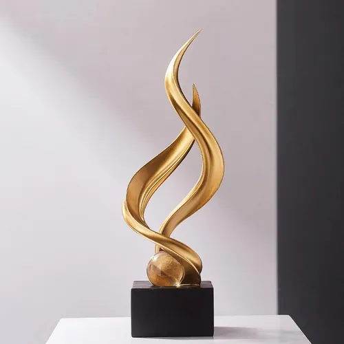 Li Escultura Abstracta Arte Moderno Estatua Artesanía