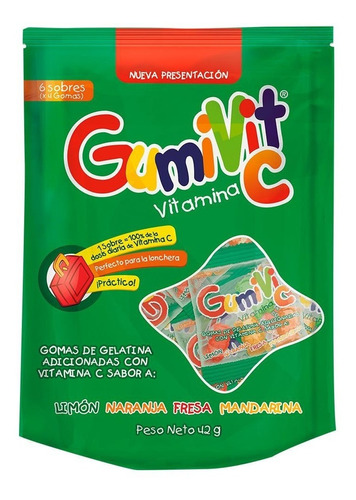Gumivit Gomas Con Vitamina C - Unidad a $1683