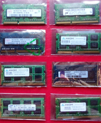 Pack 2 Memorias Ram 4 Gb Ddr3-1066 Pc3-8500 Notebook Macbook (Usado)