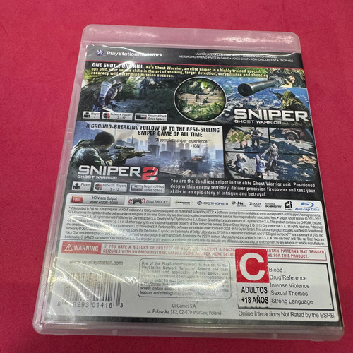 Sniper Ghost Warrior Double Pack Play Station3 Ps3 Original (Usado)