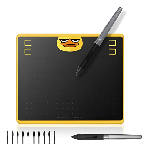 Tableta Huion Inspiroy Hs64se - Grafito, Bluetooth