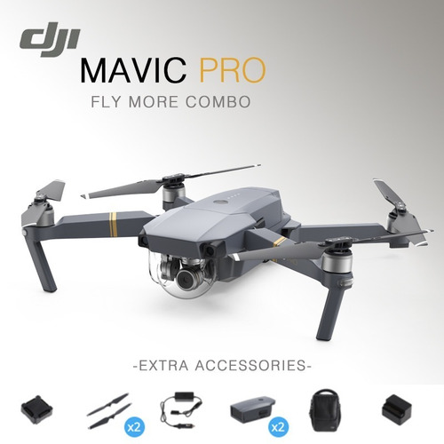 Dron Dji Mavic Pro Con Combo Fly More