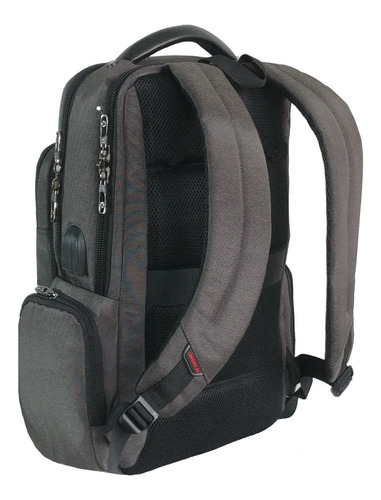 Imagen 5 de 6 de Mochila Morral Hombre Mujer Oficina Viaje Laptop Tablet Vtrx