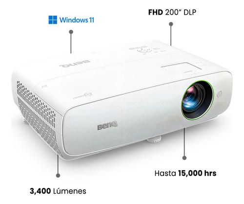Proyector BenQ Eh620 3400lm blanco 127V