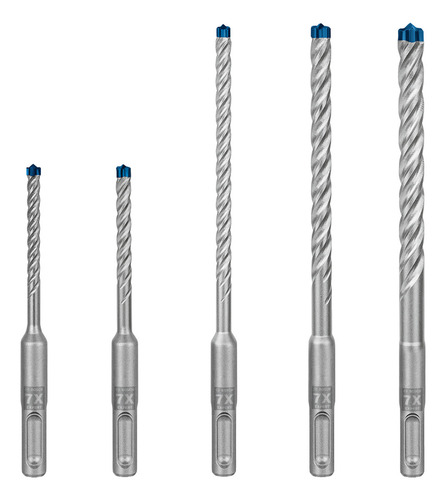 Mechas Brocas Sds Plus X5 Pzs Hormigon 5/6/6/8/10 Expert Bosch 2608900197