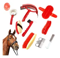 Comprar Kit Cuidado Y Limpieza Caballos Cepillos Juego 10 Cepillos