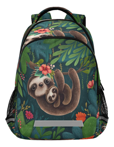 Mochila De La Escuela Sloth Mnsruu  De 5 A 13 Años