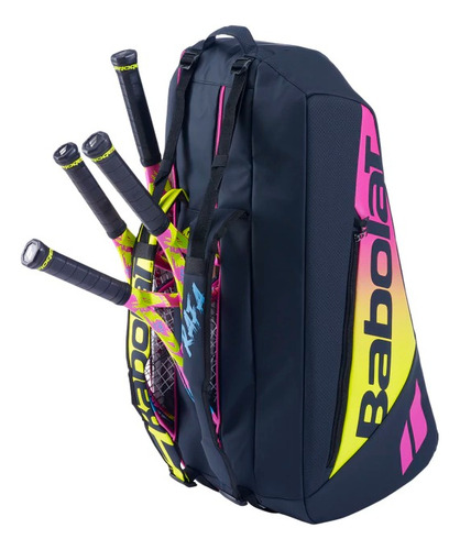 Bolso Raquetero Babolat Pure Aero Rafa X 6 Palermo Tenis Gris Oscuro