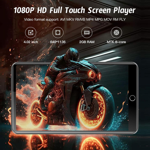 80gb Mp3 Player With Wifi And Bluetooth, 4.02 Android Mp...