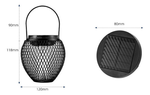 Lámpara Colgante Solar Para Patio, Lámpara Colgante Solar