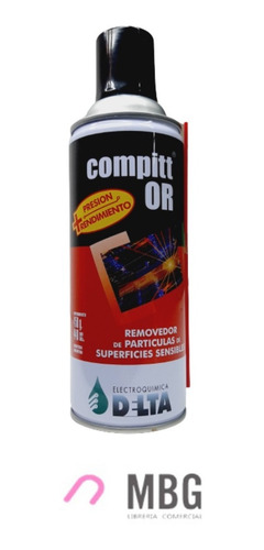 Imagen 2 de 5 de Removedor De Particulas Compitt Or X 450gr S/gatillo