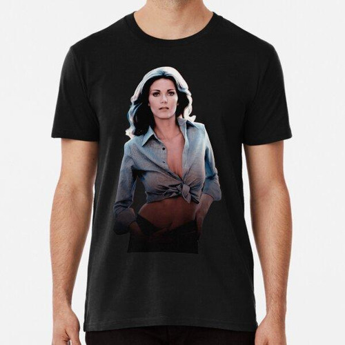 Remera Lynda Carter - Celebrity (pintura Al Óleo) Estilo Mod