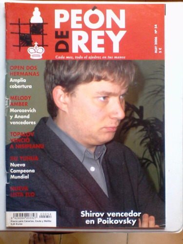 Revistas Ajedrez Peón De Rey