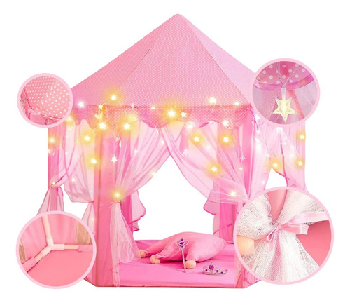 Castillo Princesa Niña | Con Luces Led