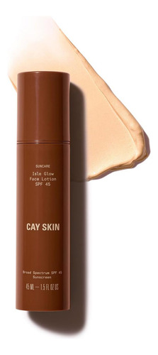 Crema Hidratante Cay Skin Isle Glow Spf 45, 45 Ml, Con Musgo