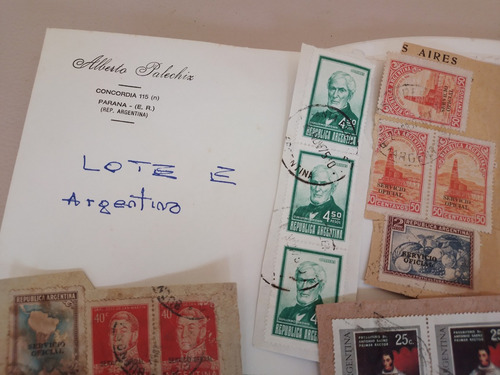 Lote Antiguas Estampillas Argentina Variadas Ver Leer Lote E (Usado)