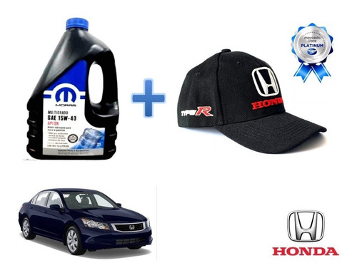 Garrafa Aceite Mopar + Gorra Honda Accord 2008 A 2012