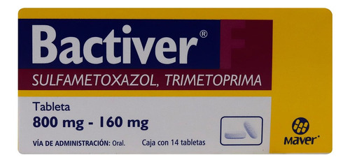 Bactiver Sulfametoxazol Trimetoprima C/14 Tabs De 800/160 Mg