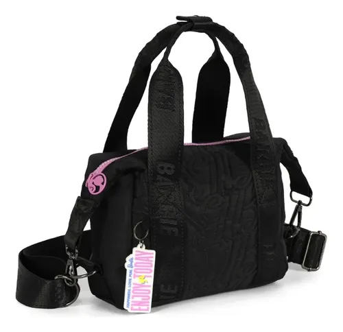 Bolsa Sintetica Transversal Barbie Nylon - R$ 89,99