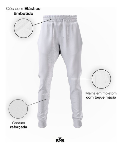 Conjunto Moletom Canguru Zíper Calça Moletom Minus Two Tag