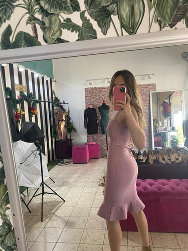 Vestido Bandage Premium Rosa Champagne | Meses sin intereses Vestido Bandage Premium Rosa Champagne | Meses sin intereses