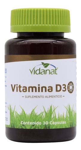 Vitamina D3 Vidanat 30 Capsulas Envio Full