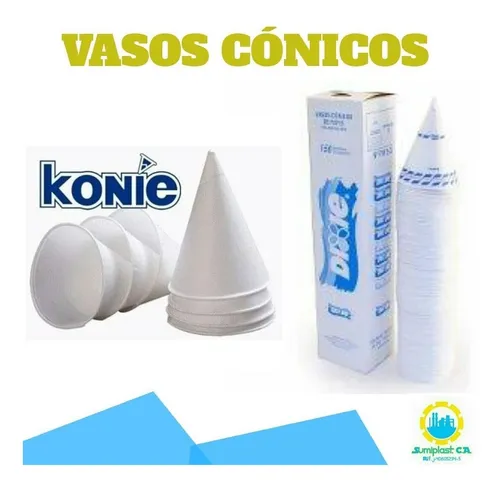 Vasos Conicos Dixie Y Konie